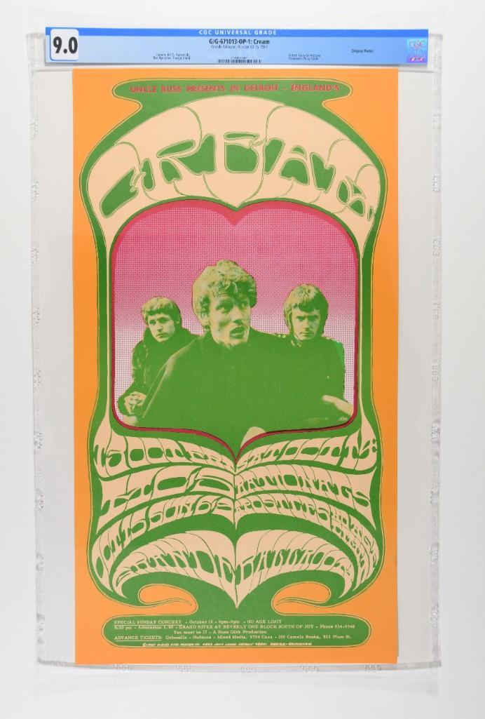 1967 G/G-671013 Cream Grande Ballroom Poster 9 (1 of 2)