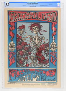 1966 FD-26 Grateful Dead Avalon Poster 9: From the Houston Freeburg Collection. The ambassador that has best represented the San Francisco Ballroom Posters in their rising acceptance in the global collectibles community has been of the