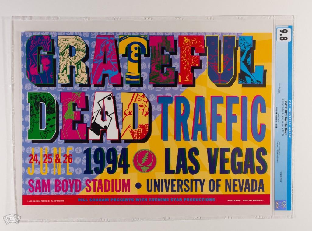 1994 BGP-96 Grateful Dead Sam Boyd Stadium Poster 9.8 (1 of 2)