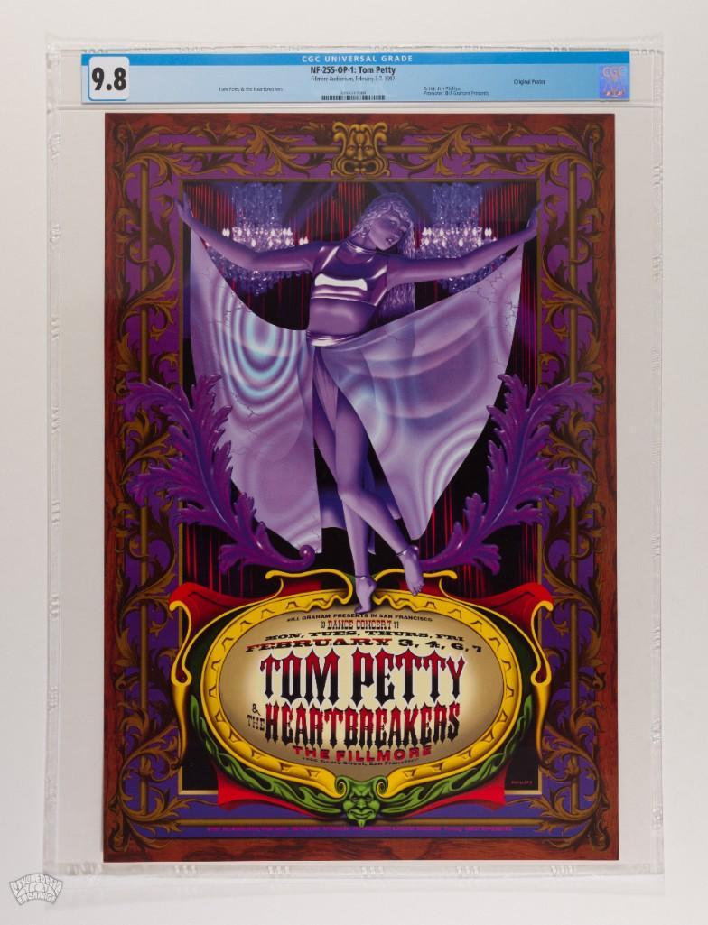 1997 NF-255 Tom Petty Fillmore Poster 9.8 (1 of 2)