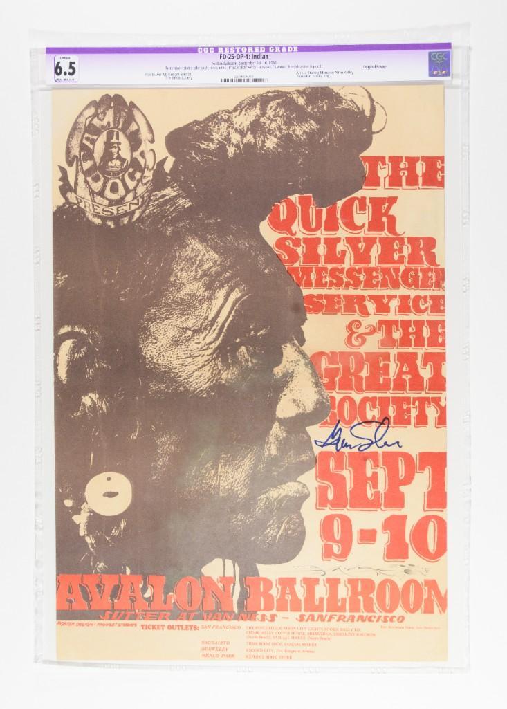 1966 FD-25 Restored Great Society Avalon Poster 6.5 (1 of 2)