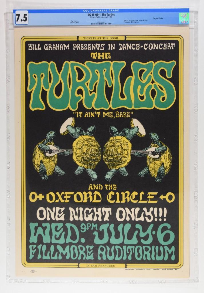 1966 BG-15 The Turtles Fillmore Poster 7.5 (1 of 2)