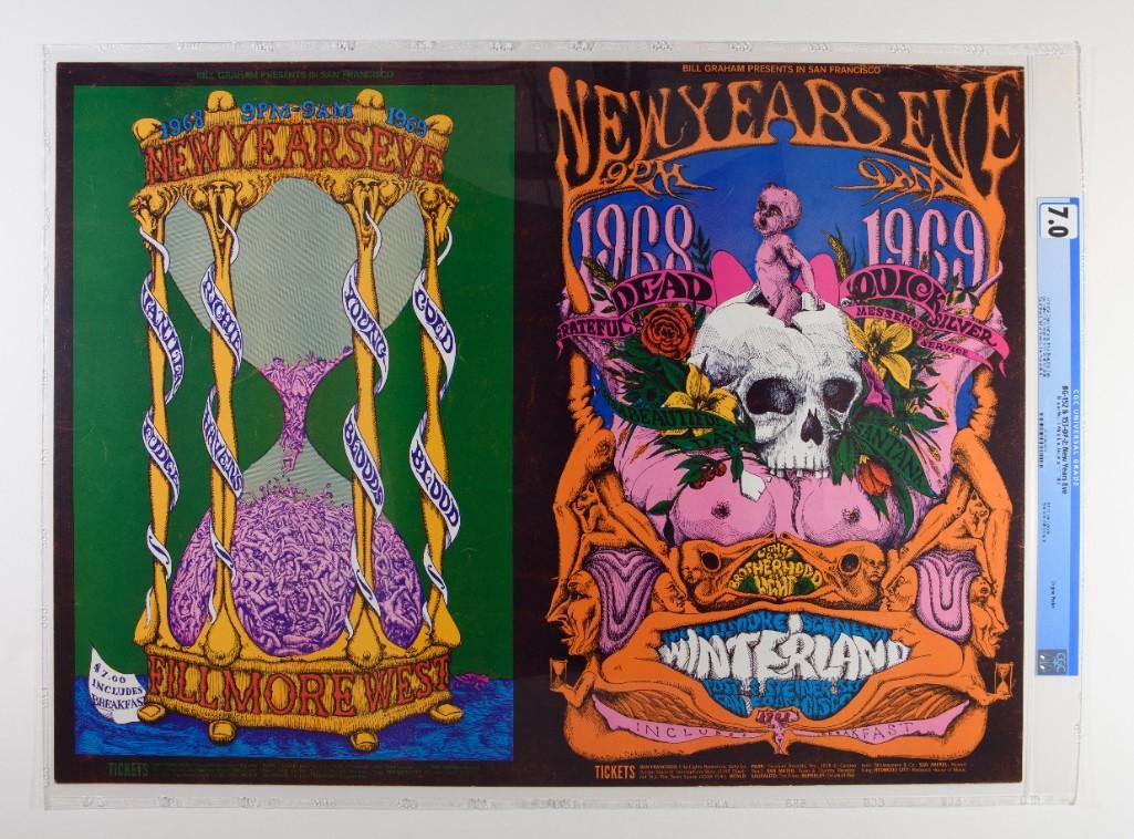 1968 BG-152 &amp; 153 Grateful Dead Winterland Poster 7 (#0112) on Nov 20