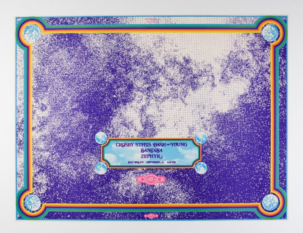 1969 CSNY Santana Salt Lake City Poster (1 of 2)