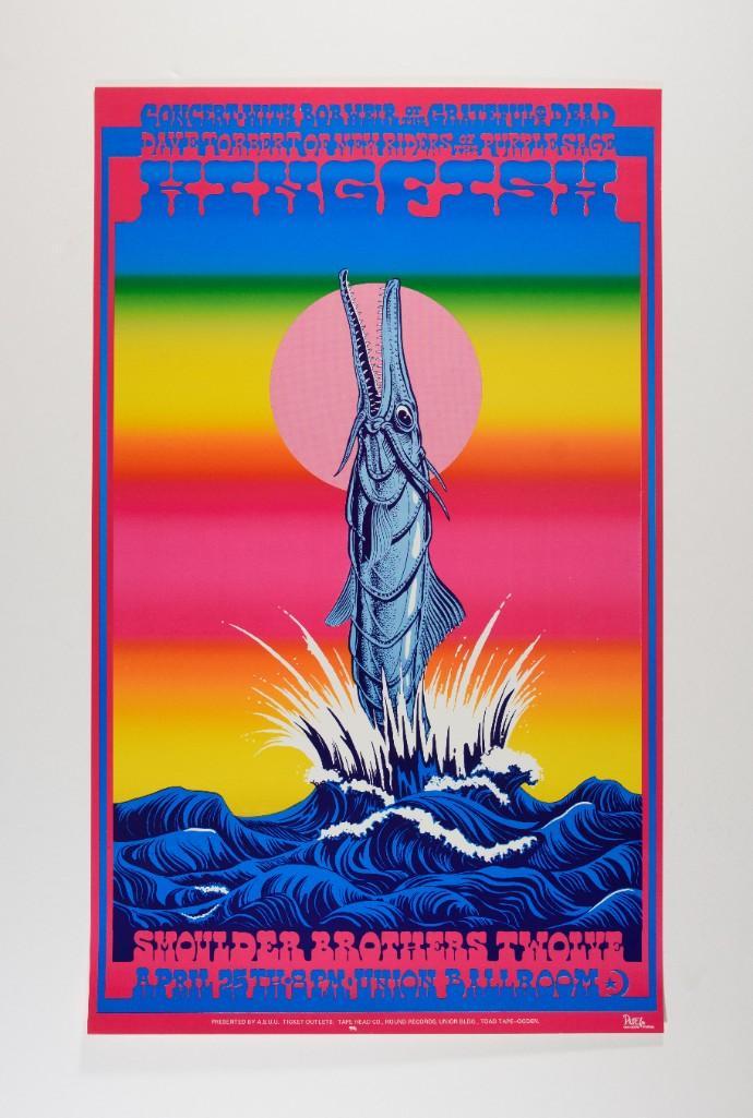 1975 Kingfish Bob Weir Union Ballroom Poster (1 of 2)