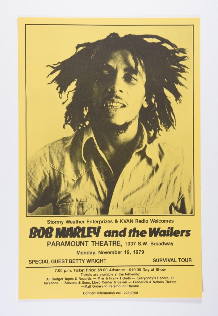 1979 Bob Marley & The Wailers Paramount Theatre Poster (1 of 2)