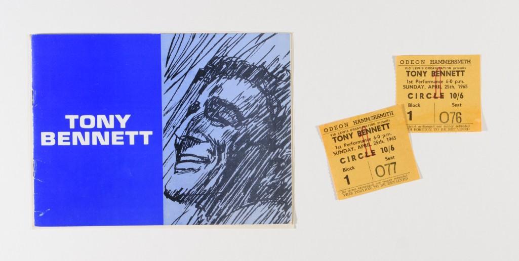 1965 Tony Bennett The Odeon Program & Tickets (1 of 3)