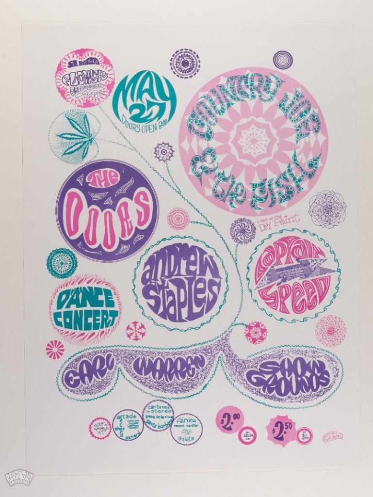 1967 The Doors Earl Warren Showgrounds Poster (1 of 1)