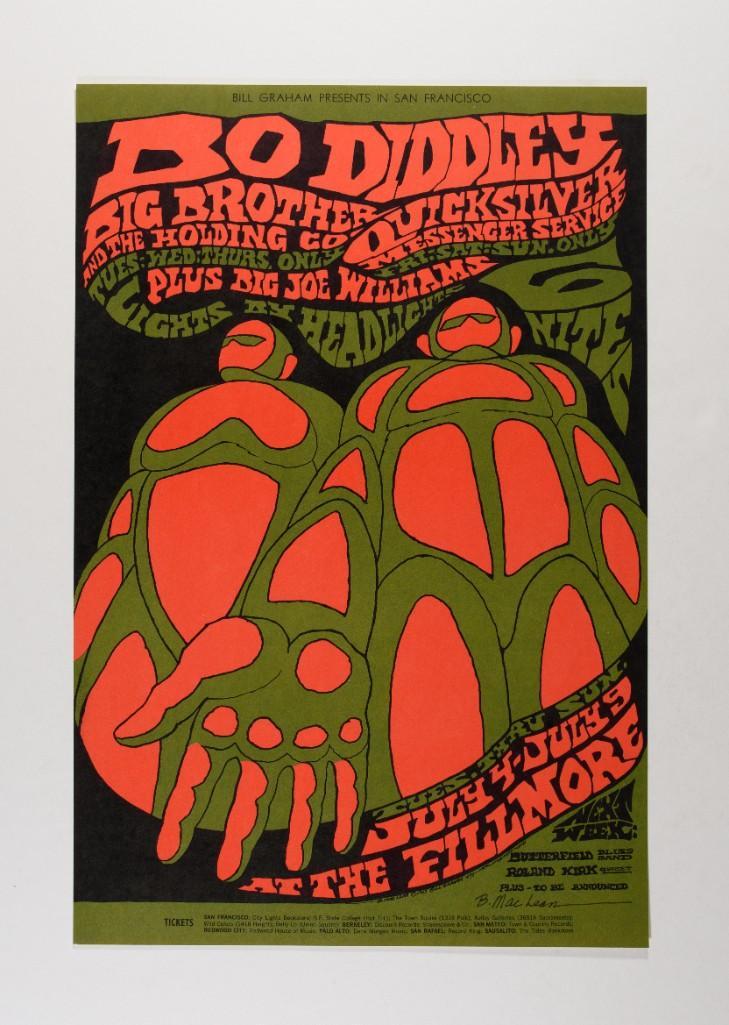 1967 BG-71 Big Brother Fillmore Signed Poster (1 of 2)