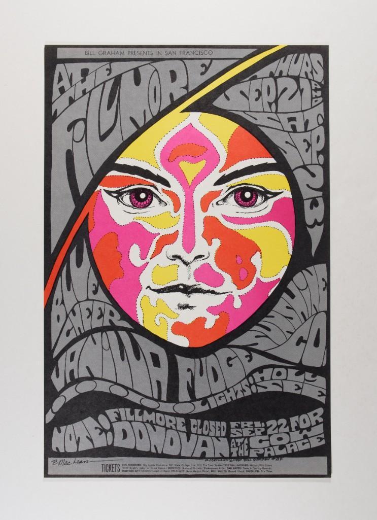 1967 BG-84 Blue Cheer Fillmore Signed Poster (1 of 2)