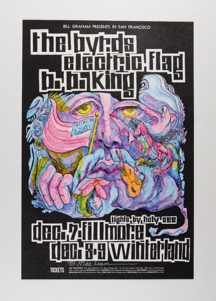 1967 BG-96 The Byrds Fillmore Signed Poster (1 of 2)