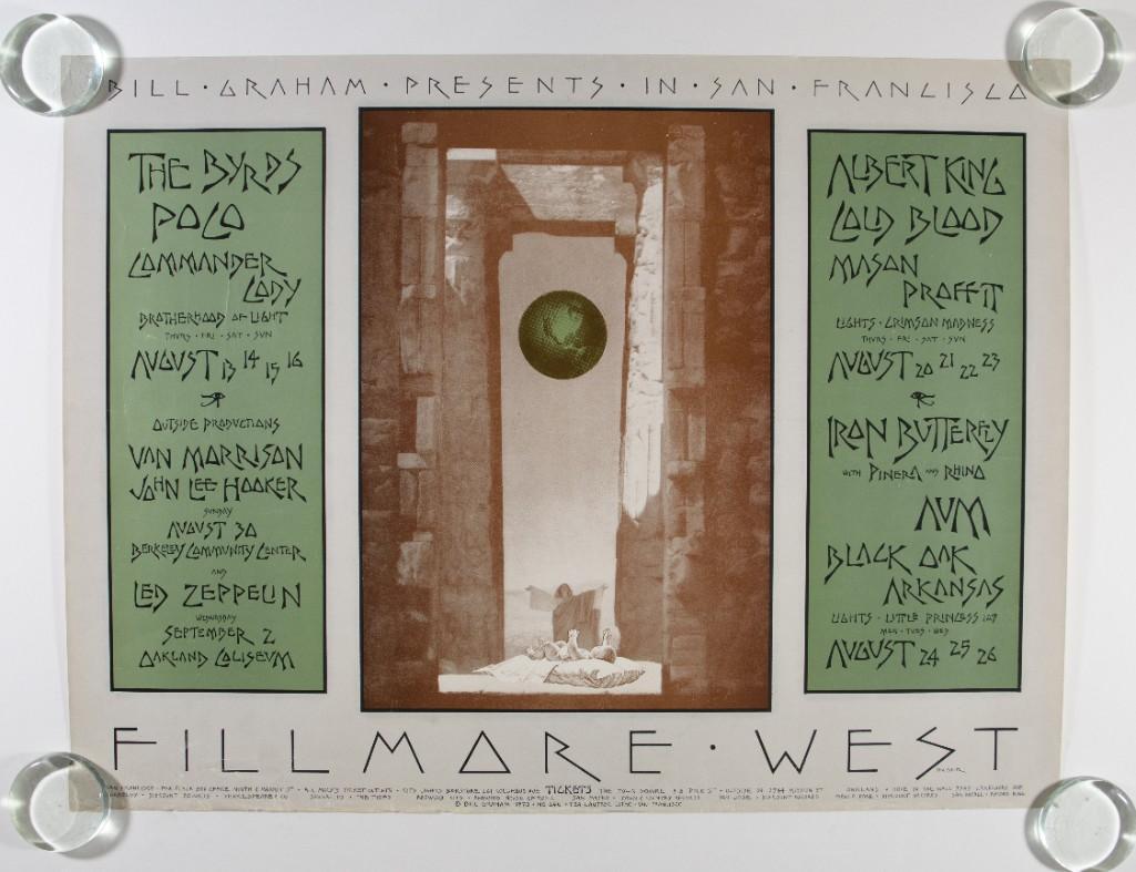 1970 BG-246 Led Zeppelin Fillmore West Poster (1 of 2)