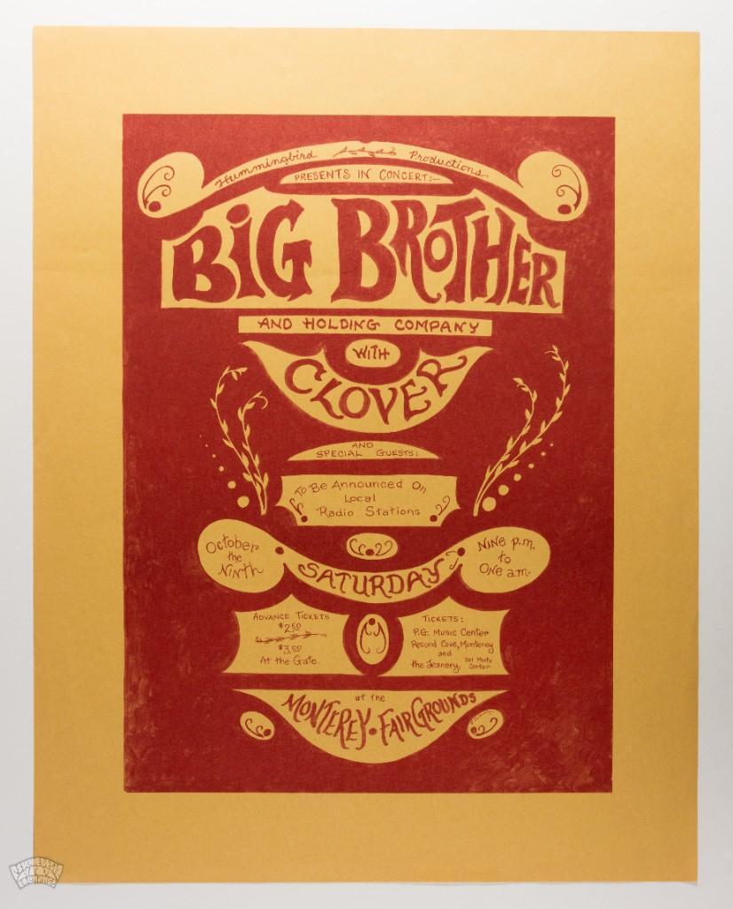 1971 Big Brother Monterey Fairgrounds Poster (1 of 2)