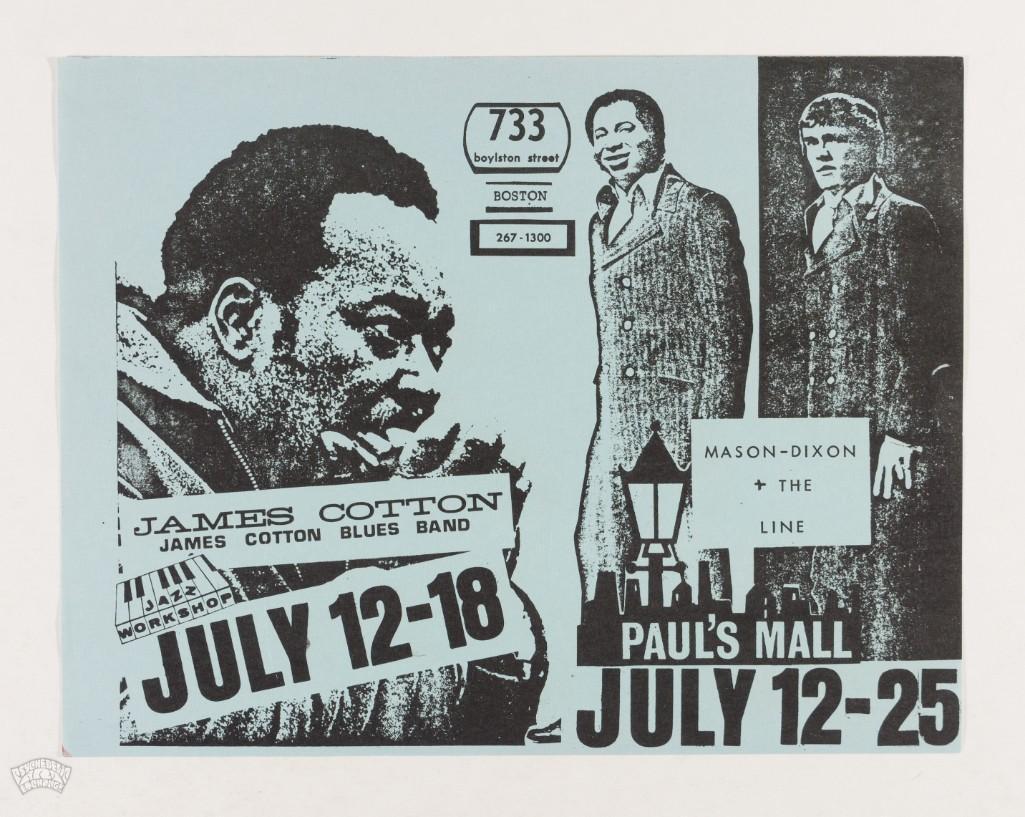 1971 James Cotton Blues Band Boston Flyer (1 of 2)