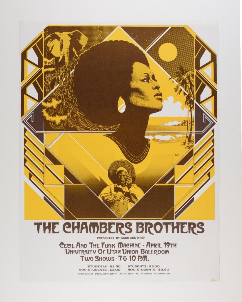 1974 Chambers Brothers Union Ballroom Poster