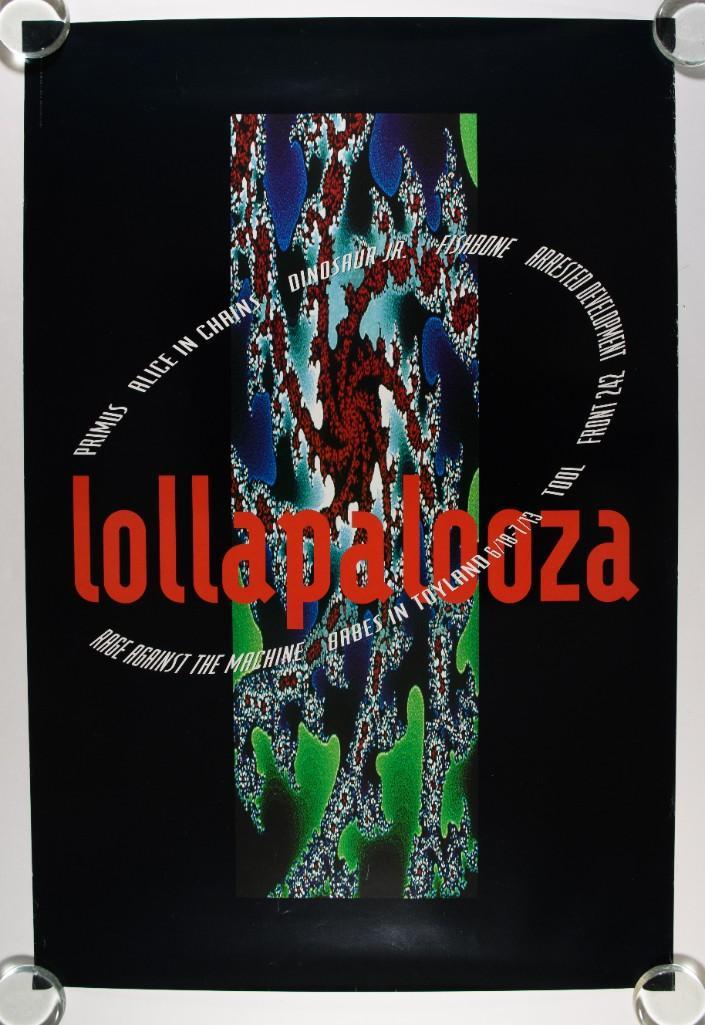 1993 Rage Against The Machine Lollapalooza Poster (1 of 2)