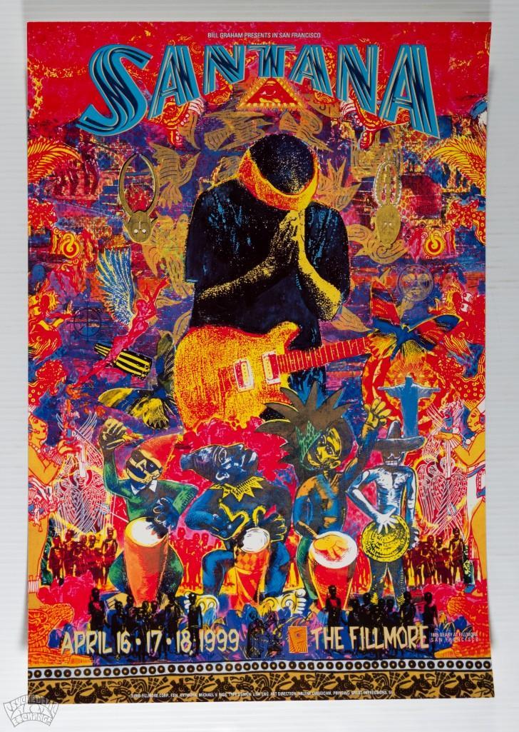 1999 Santana The Fillmore Poster (1 of 1)