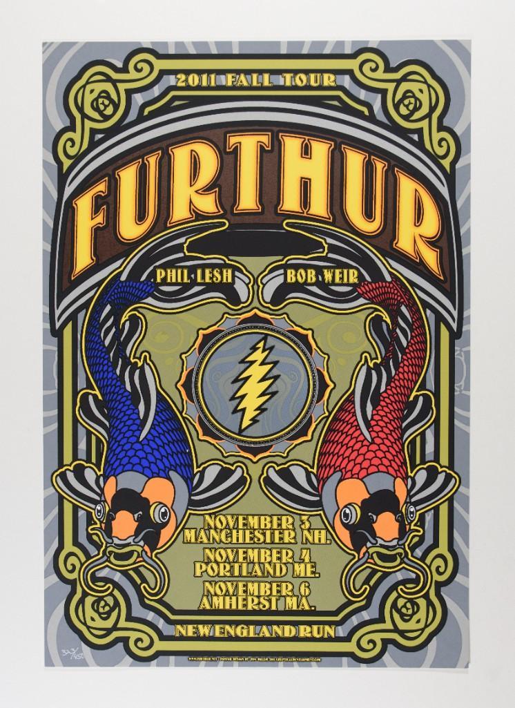 2011 Furthur New England Fall Tour LE Poster (1 of 2)