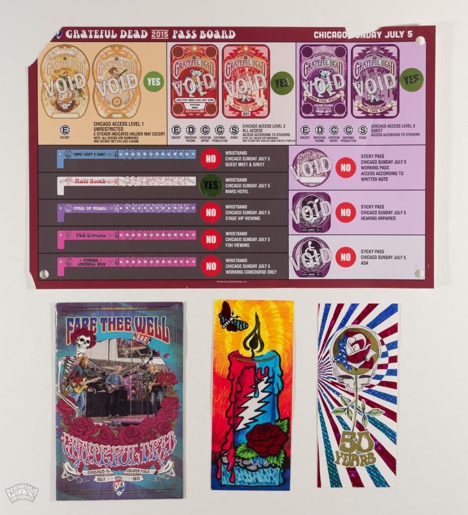 2015 Grateful Dead Chicago Program & Tickets (1 of 6)