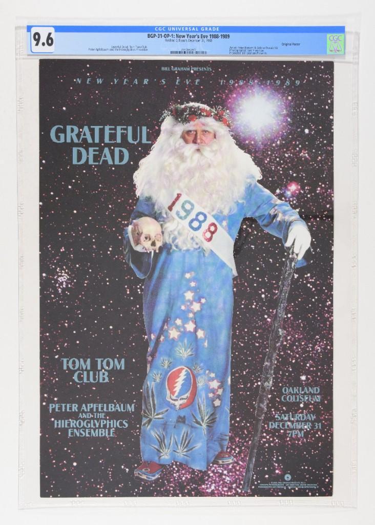 1988 BGP-31 Grateful Dead Oakland Coliseum Poster 9.6 (1 of 2)