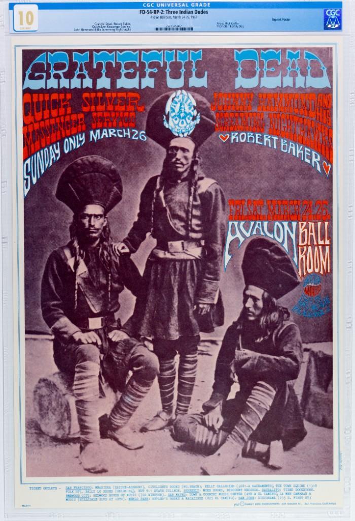 1967 FD-54 Grateful Dead Avalon RP2 Poster 10 (1 of 1)