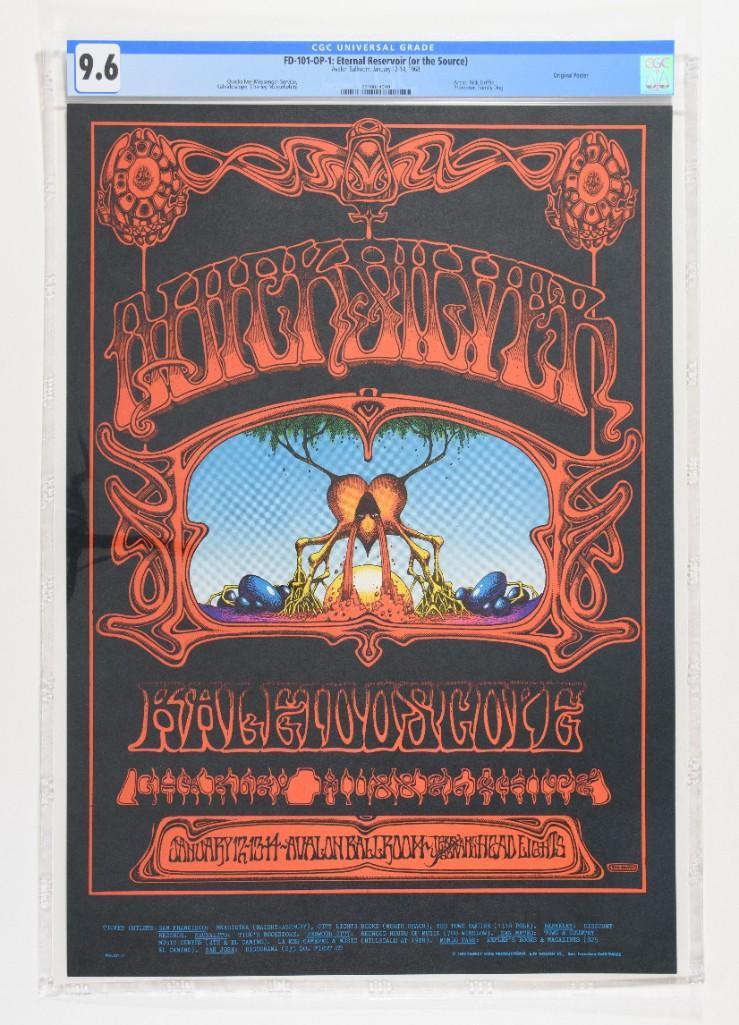 1968 FD-101 Quicksilver Avalon Poster 9.6 (1 of 2)