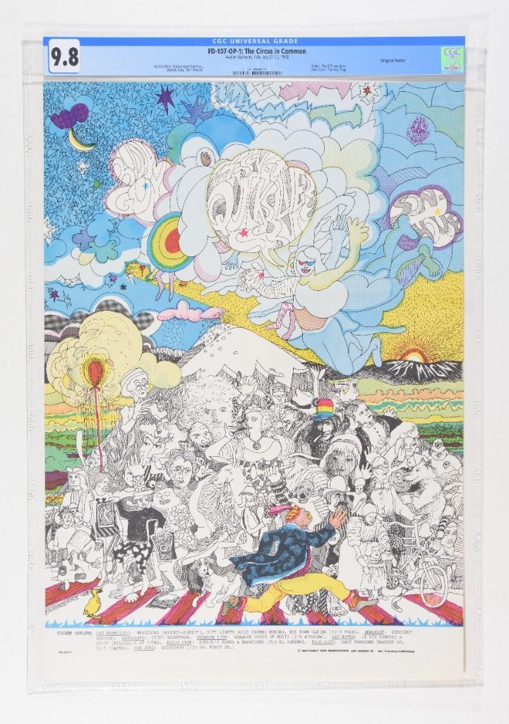 1968 FD-107 Quicksilver Avalon Poster 9.8 (1 of 2)