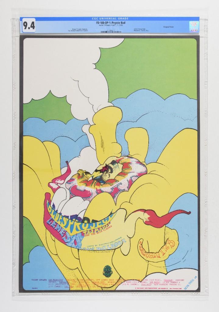 1968 FD-108 Blues Project Avalon Poster 9.4 (1 of 2)