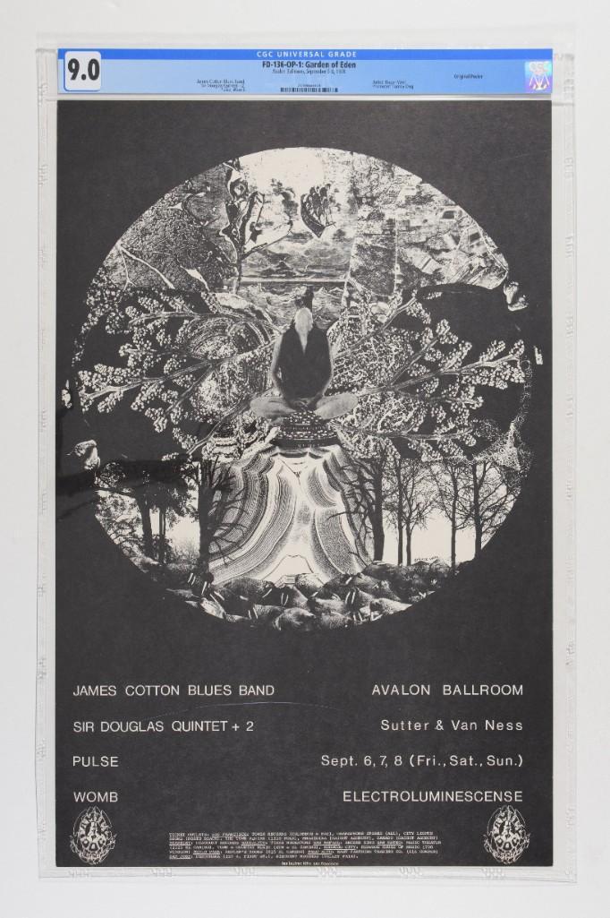 1968 FD-136 James Cotton Avalon Poster 9 (1 of 2)