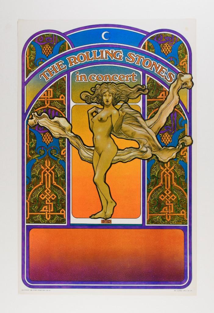 1969 David Byrd Rolling Stones Tour Blank Poster (1 of 2)