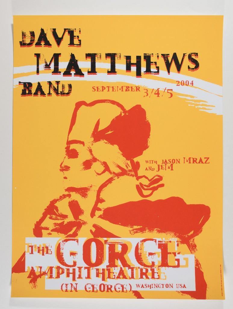 2004 Dave Matthews Band The Gorge Poster (1 of 2)