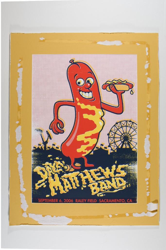 2006 Dave Matthews Band Raley Field Poster Mounted (1 of 1)