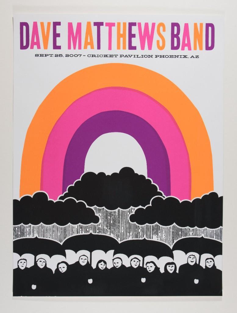 2007 Dave Matthews Band Cricket Pavilion Poster (1 of 2)