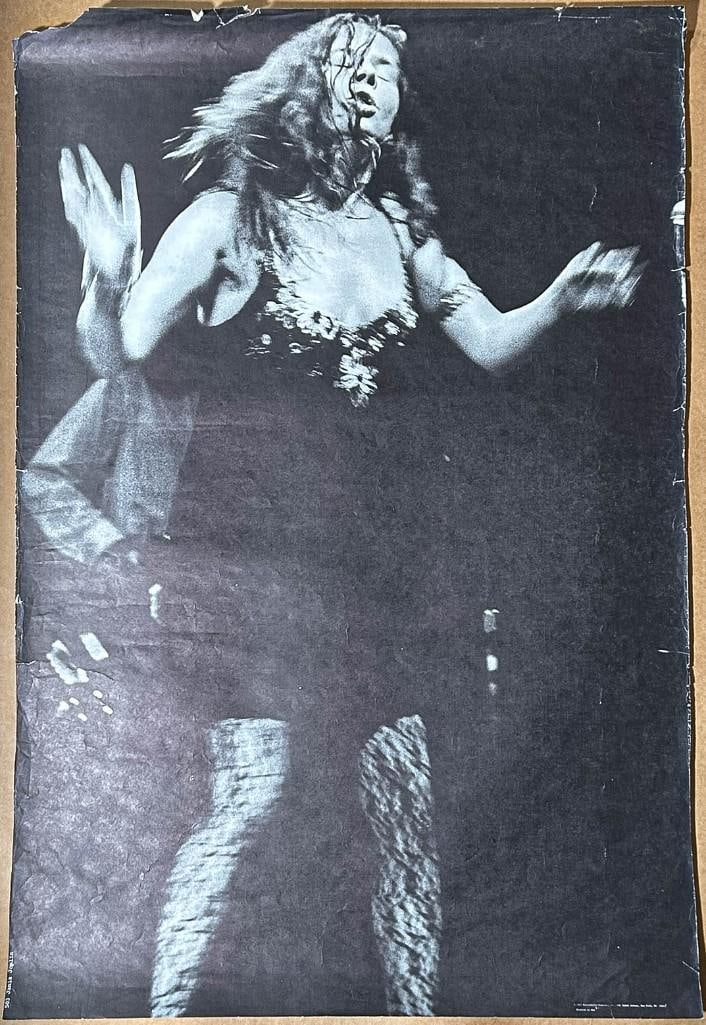 1967 Janis Joplin Performance Headshop Poster Extra Fine 61 (1 of 2)
