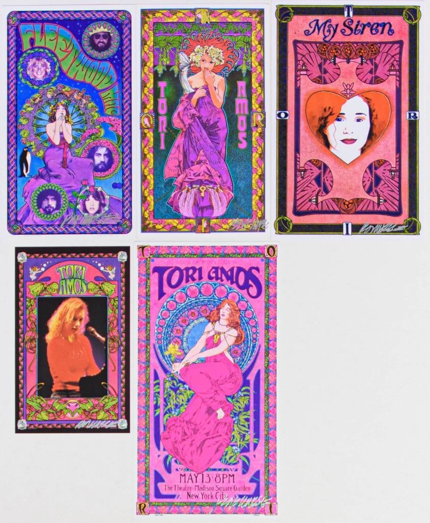 Lot of 5 Signed Bob Masse Handbills Mint 93 (1 of 1)