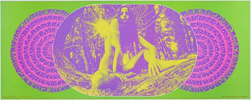1967 FD-99 Blue Cheer Country Joe Avalon Ballroom Poster Near Mint 87: Artist Bob Schnepf was a large contributor to several memorable images in the Family Dog series. The horizontally formatted FD-99 featured Country Joe and the great Blue Cheer, one of the most underra