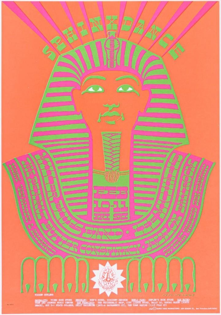 1967 FD-47 Miller Blues Band Lee Michaels Avalon Ballroom RP2 Poster Mint 90 (1 of 2)