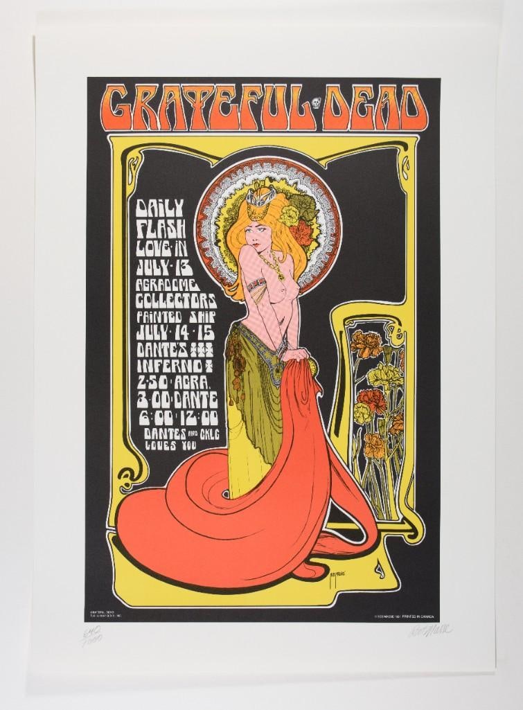 1967 AOR-3.179 Grateful Dead Vancouver LE Signed Masse RP2 Poster Near Mint 89 (1 of 1)