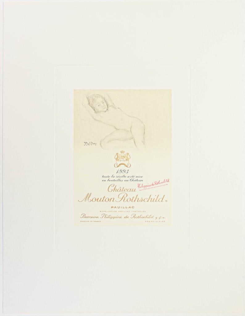 1993 Chateau Mouton Rothschild Print Mint 90 (1 of 2)