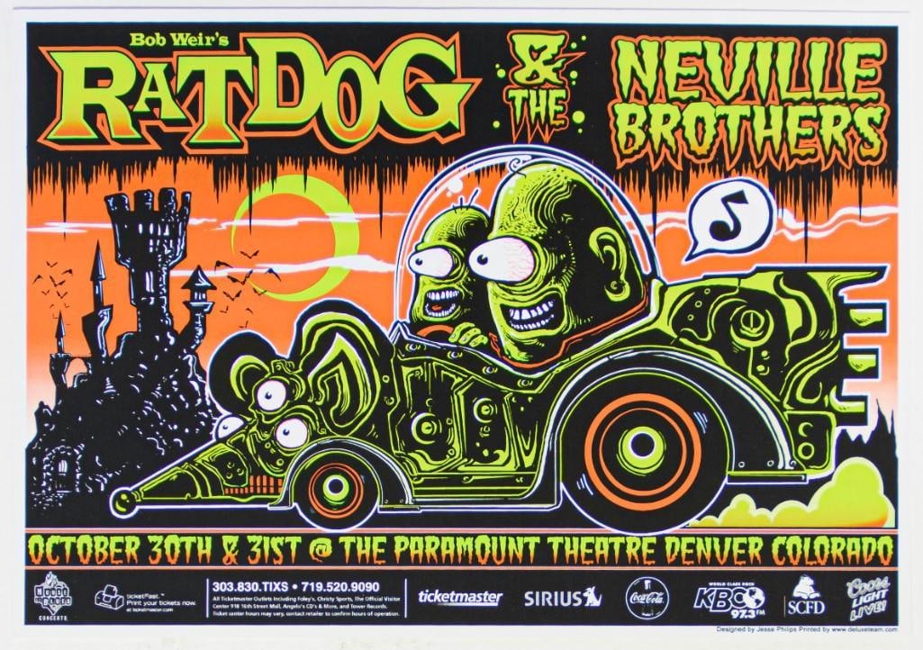 2004 Ratdog The Paramount Theatre Denver Poster Mint 91 (1 of 2)