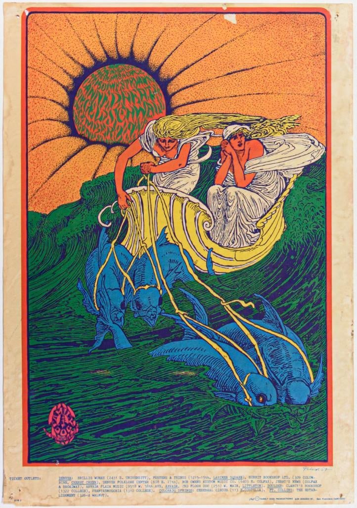 1967 FD-D14 Canned Heat 1601 W Evans Street Denver Poster Extra Fine 60 (1 of 2)