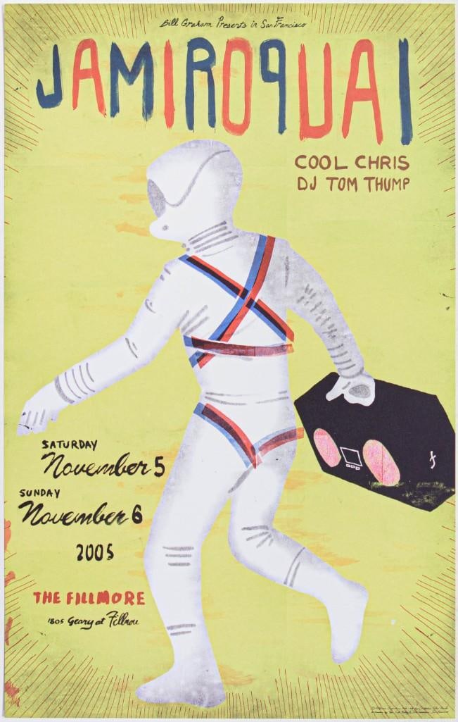2005 NF-725 Jamiroquai The Fillmore Poster Mint 91: The New Fillmore concert poster series was initiated in 1988 when legendary promoter Bill Graham started producing events again at the historic original Fillmore Auditorium in San Francisco. Though th