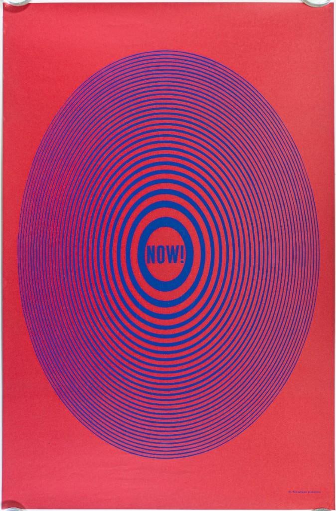1966 Now! Pandora Productions Headshop Poster Excellent 75 (1 of 2)