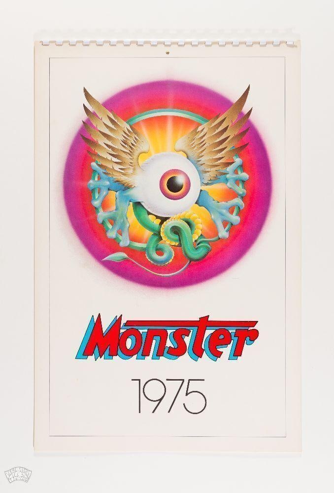 1975 Stanley Mouse and Alton Kelley Monster Calendar Near Mint 81 (1 of 8)