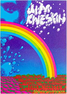 1967 FD-D13 Jim Kweskin Solid Muldoon 1601 West Evans St Denver Poster Near Mint 89: This Denver Dog original concert poster features very interesting work of art by both Rick Griffin and Victor Moscoso, two of the most celebrated concert poster artists of the era!&#160;Be sure to als