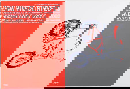 2002 The White Stripes The Fillmore Poster Mint 91: This poster announced The White Stripes at The Fillmore on June 5th, 2002.&#160;That same year, Q magazine listed The White Stripes as one of the &#34;50 Bands to See Before You Die&#34;.  --CRITICAL