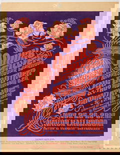 1966 FD-36 Big Brother Janis Joplin Quicksilver Avalon Ballroom Handbill Extra Fine 65: This original handbill offers the same great artwork as the original poster for a far lower price! This beautiful floral design was Victor Moscoso&#39;s third for the Avalon and shows the artist devel