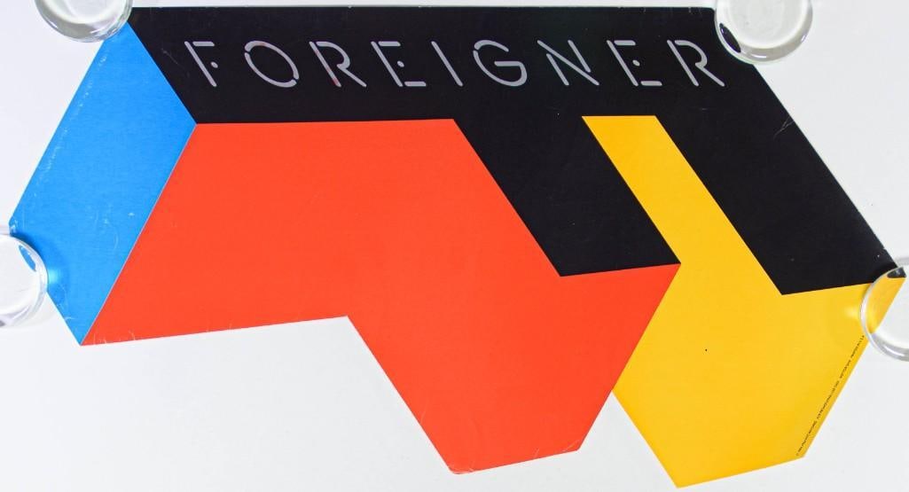 1984 Foreigner Agent Provocateur Atlantic Records Promotional Display Excellent 73 (1 of 2)