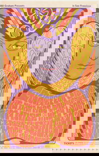 1966 BG-41 Grateful Dead Big Mama Thornton Fillmore Auditorium RP2 Poster Excellent 79: This RP-2, post-concert-printing poster offers the same beautiful artwork as the original for a fraction of the price! Not to mention it&#39;s from a famous promoter and venue in Bill Graham and the F