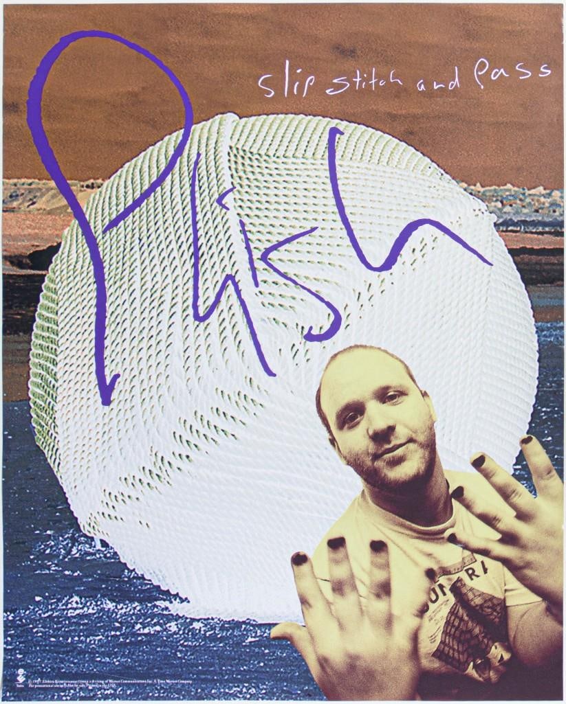 1997 Phish Slip Stitch and Pass Promotional Poster Near Mint 83 (1 of 2)